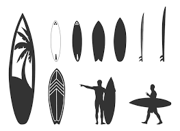 Premium Vector Surfboard Vector Set