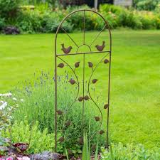 Bird Leaf Trellis Set Of 3