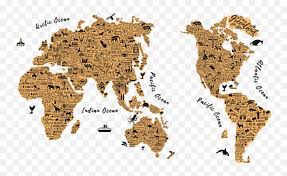 World Map Wallpaper Typography Png Icon