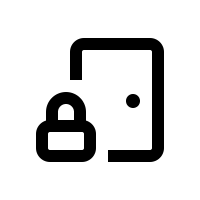 Lock Door Icon Free Png Svg 3549086