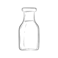 Milk Bottle Icon For Dairy S