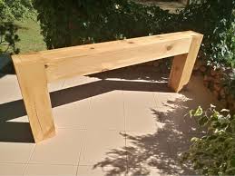 Console Table Made Of Old Solid Wood