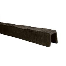 Dark Walnut Hand Hewn Faux Wood Beam