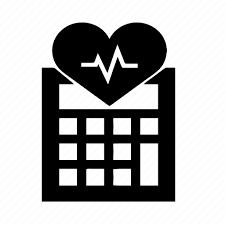 Calculator Health Icon On