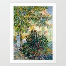 Camille Monet In The Garden At The