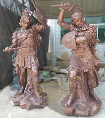 China Ancient Greek Resin Warrior