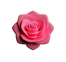 Pink Rose Flower Plastic 3d Bouquet