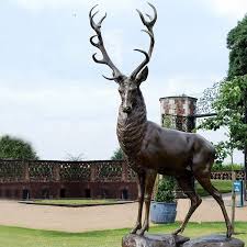 Bronze Deer Garden Statue Vincentaa