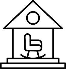 Retirement Home Outline Icon 9248416