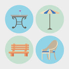 Four Garden Furniture Icons