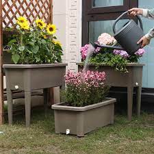 Large Plastic Raised Garden Bed With