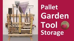 Pallet Garden Tool Storage Heartwood Art