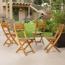Foldable Wood Outdoor Dining Chair