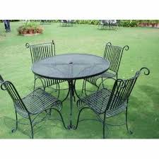 Black Wrought Iron Garden Chairs