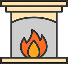 Fireplace Icon 11012 Dryicons