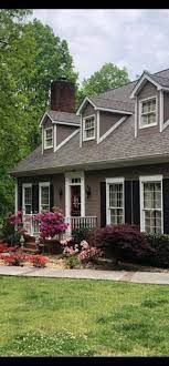 Matching Sage Green Siding Brown Roof