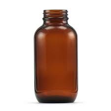 250ml Amber Glass Tablet Bottle With