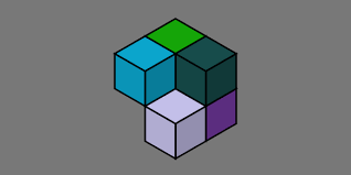 isometric cubes happy coding