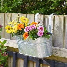 12in Fence Balcony Hanging Planter