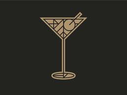 1920s Jazz Art Deco Icon Martini