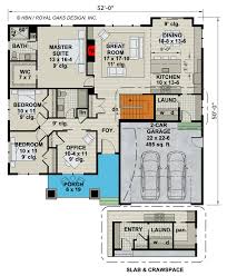 Single Story Craftsman Home Plan With