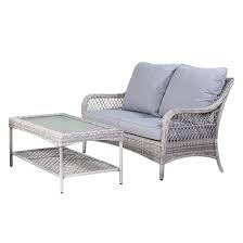 Roth Parkview Wicker Outdoor Loveseat