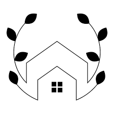House And Leaves Vector Icon Luxury