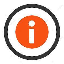 Rounded Raster Icon In Orange And Gray