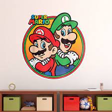 Wall Sticker Mario Luigi Team Bros