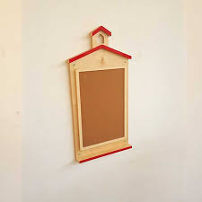 Cork Board Wall Drawing Frame Moon Kids