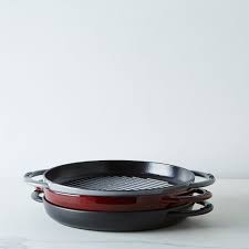 Staub Cast Iron 10 Pure Grill Graphite Grey