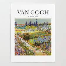 Van Gogh Garden At Arles Poster By