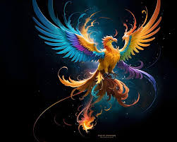 A Phoenix Bird A Mythical Creature