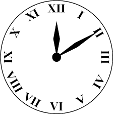 Drawn Clock Roman Numeral Roman