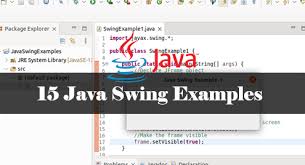 15 Java Swing Examples