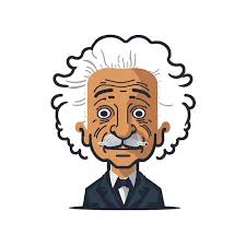 Vector Ilration Of Albert Einstein