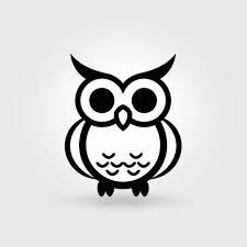 Premium Photo Owl Icon Line Art