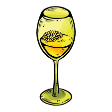 Dandelion Wine Cartoon Glass Icon