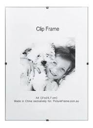A4 Frameless Clip Frame Suits 21 0 X