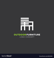 Outdoor Furniture Logo Royalty Free