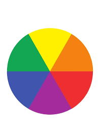 Color Wheel Art Secondary Color Wheel