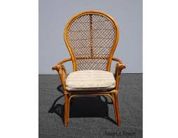 Brown Bamboo Rattan Chair Ficks