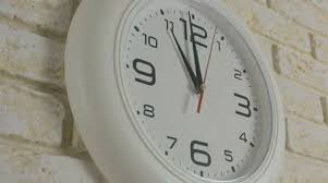 Clock On Wall Stock Footage