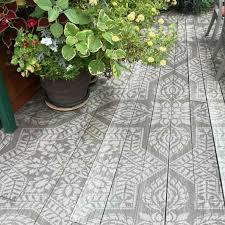 Large Floor Stencil For Concrete Patio
