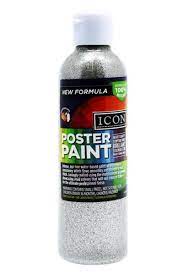 Icon 300ml Glitter Poster Paint