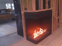 Custom Corner Fiamma Fireplace Long