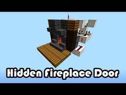 Fireplace Doors Minecraft Redstone Doors