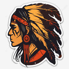 An Indian Chief Icon Vector Clipart