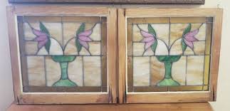 Of Antique Victorian Stained Leaded