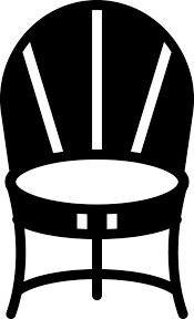 Solid Icon For Chair 24884090 Vector